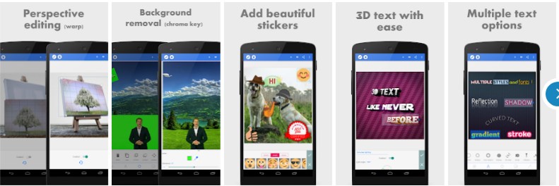 صور من داخل التطبيق